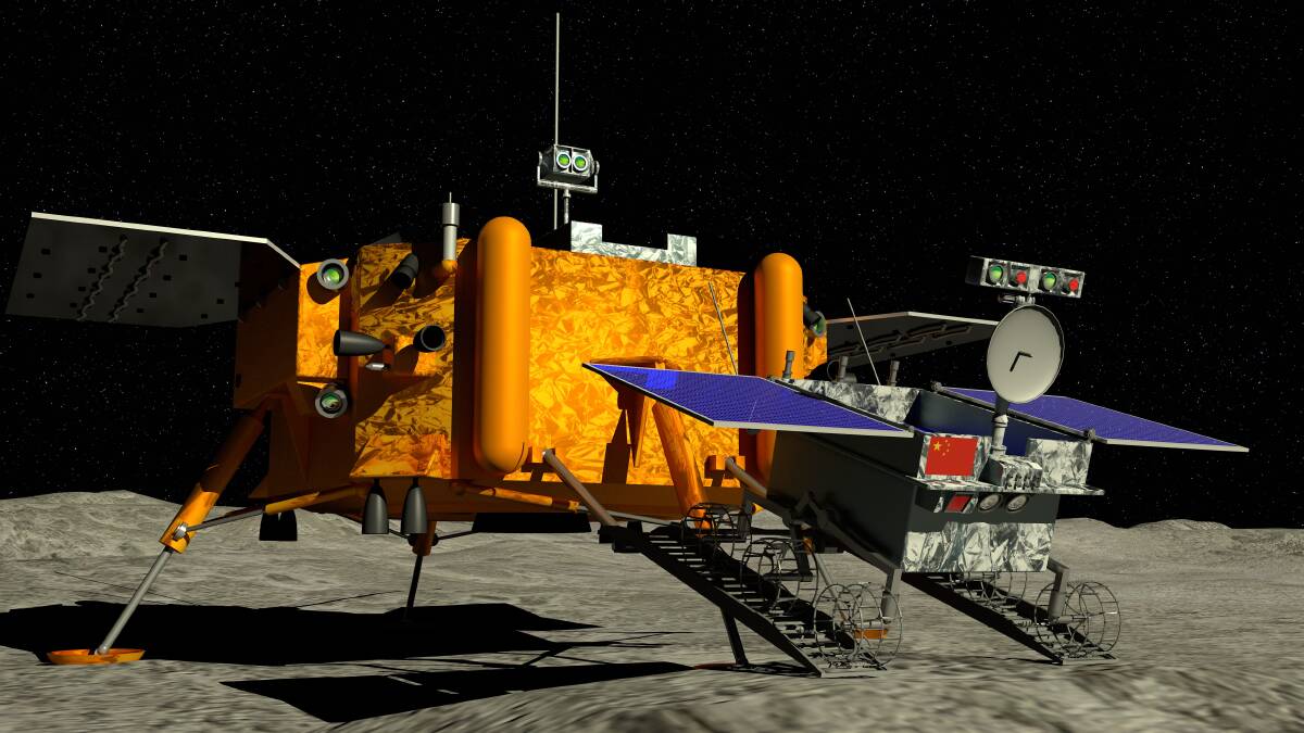China's Yutu-2 rover landed on the moon in January 2019. Picture: Shutterstock