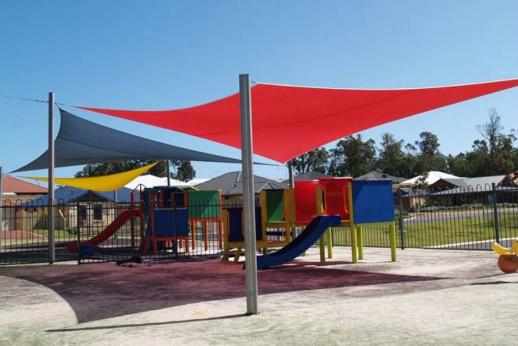 Shade sails are more than just a colourful addition to the playground. They play a valuable role in protecting vulnerable young skin from the effects of the harsh Australian sun. 