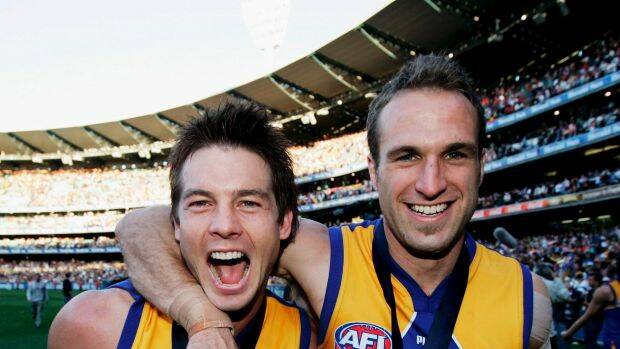 Mates: Cousins and Judd in better days. Photo: Getty Images.