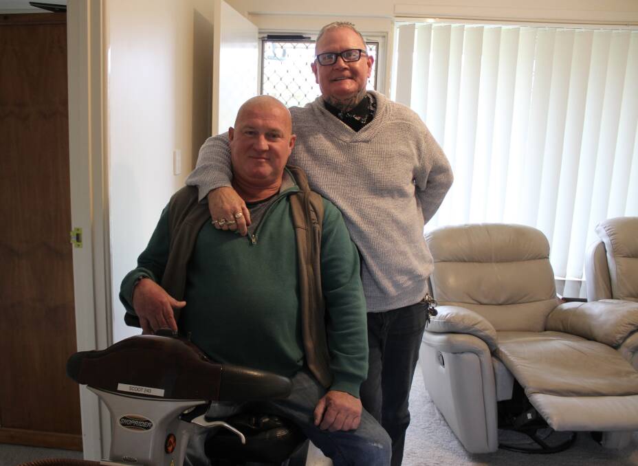 Mandurah resident Steve Flavel moved into a home with the help of wraparound services and homeless advocates such as Owen Farmer. Photo: Claire Sadler.