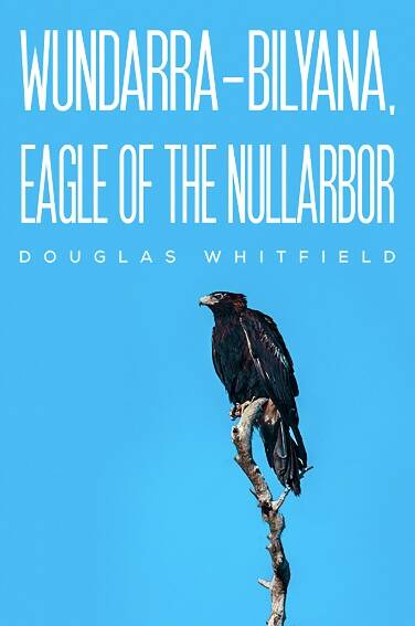 Douglas Whitfield's book introduces the Nullarbor Plain by focusing on a Wedge-tailed eagle. Photo: Supplied.