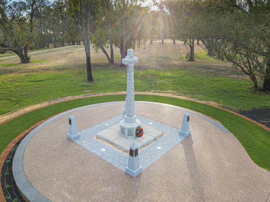 The Pinjarra and Coolup War Memorials will be standing tall this Anzac Day due to recent refurbishments. Photo: Supplied.