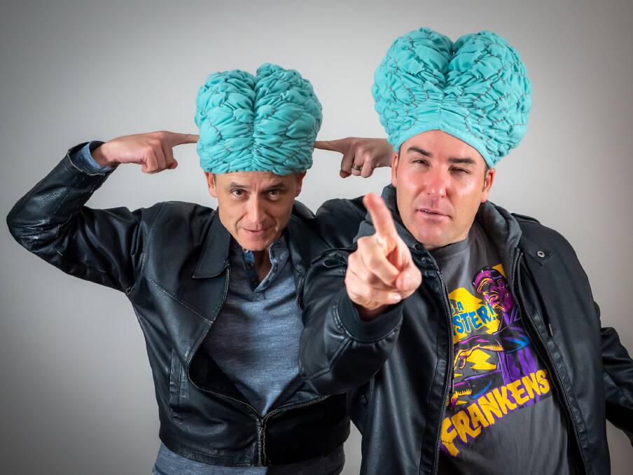 The pair started the podcast, Space Brains after realising they are both passionate about science fiction. Photo: Tanya Regan.