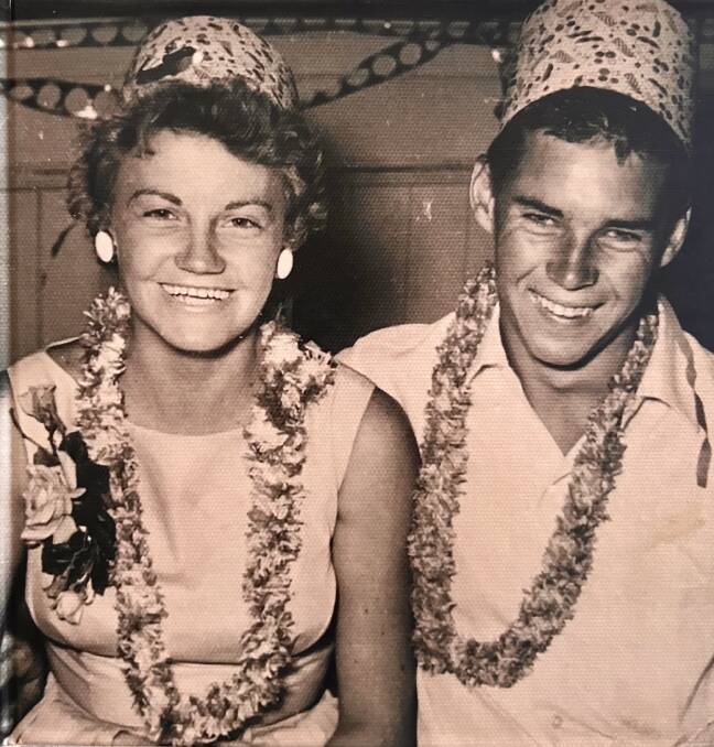 Rae and John Severin when they were newlyweds. Picture: Supplied.