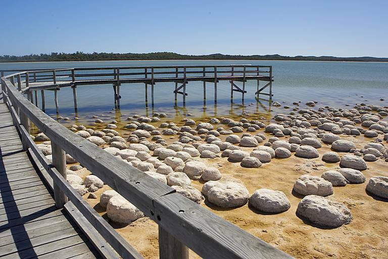 The thrombolites are one of the many attractions in Yalgorup National Park. Photo: File image.