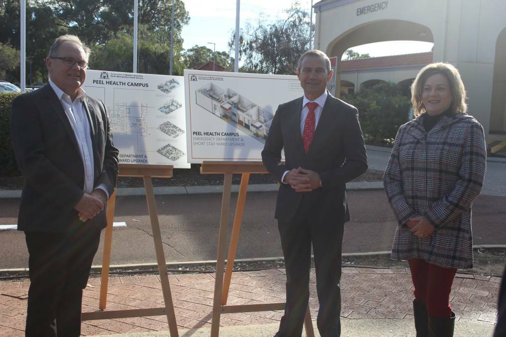 Mandurah MP David Templeman said residents in the Peel region would benefit from the proposed redevelopments. Photo: Claire Sadler.