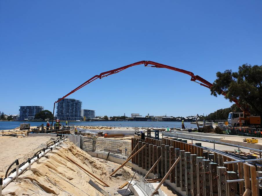 A number of waterfront projects are commencing on the Mandurah Foreshore over the next few months. Photo: Supplied.