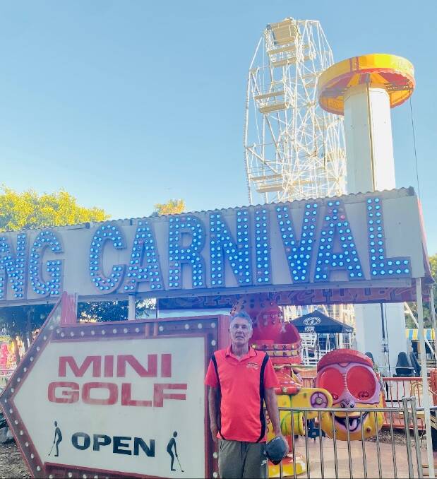 King Carnival owner Dave Miller says he wants to upgrade the lot if he gets a long lease. Photo: Supplied. 