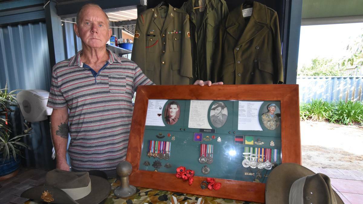 Mandurah RSL sub-branch president Dave Mabbs said Anzac Day would be memorable for a lot of people this year as people participate in services at home across the region. Photo: Justin Rake.