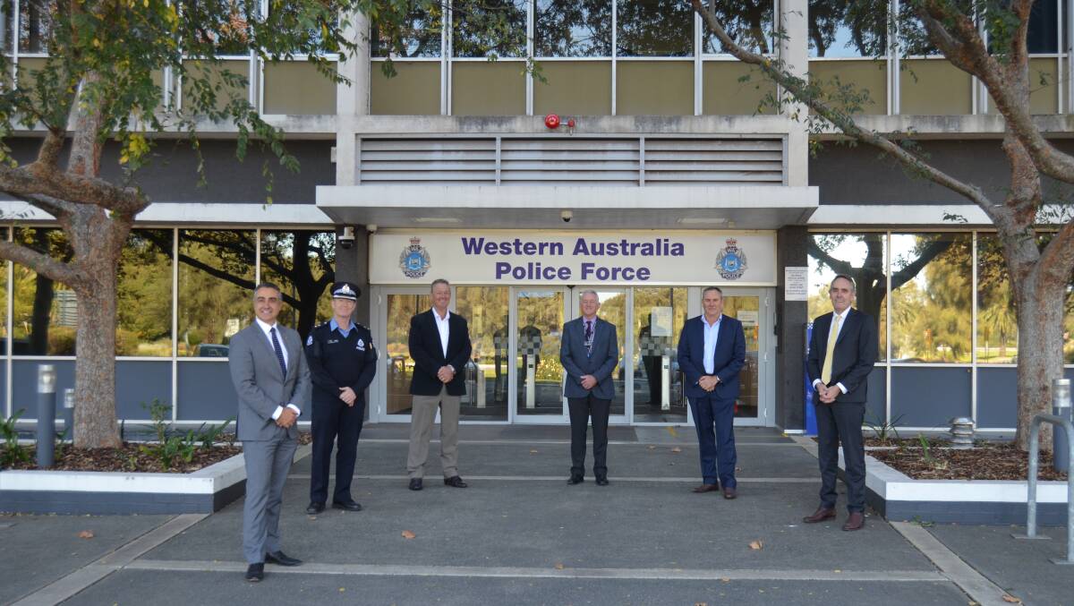 WA police, Braven Group Services, Master Builders WA, the Urban Development Institute of Australia WA, and the Civil Contractors Federation WA have joined forces to launch the Partnership Against Crime Taskforce. Photo: Supplied.