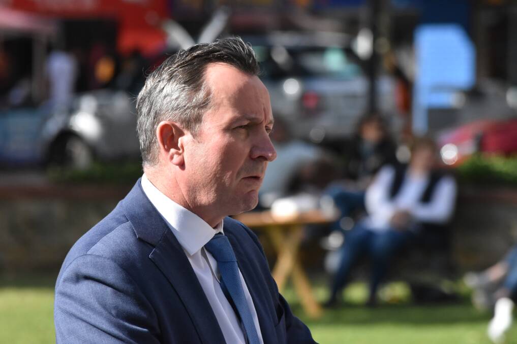 Premier Mark McGowan announced that six live export ship crew members tested positive for COVID-19. Photo: Justin Rake.
