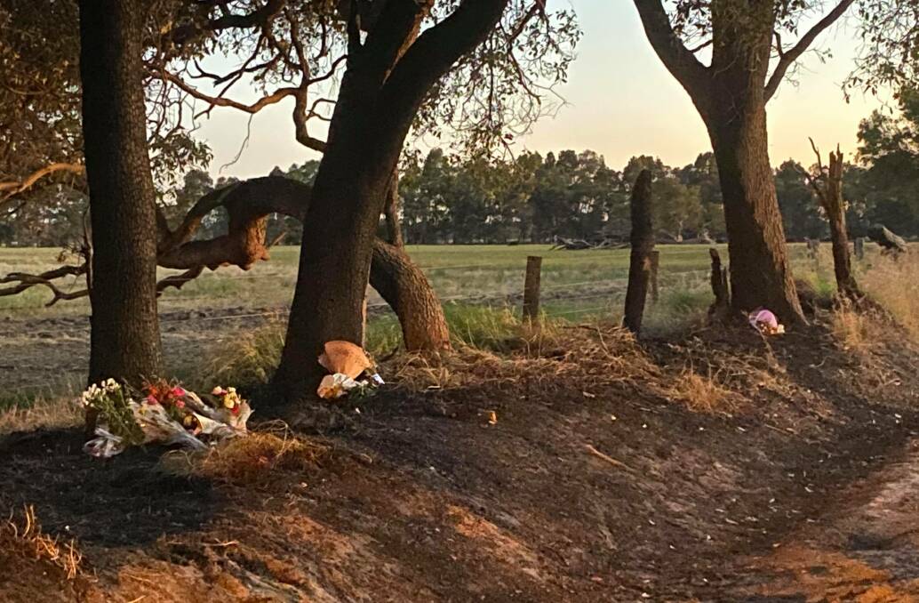 Locals left flowers to honour the teenagers. Photo: Manuela Holleis