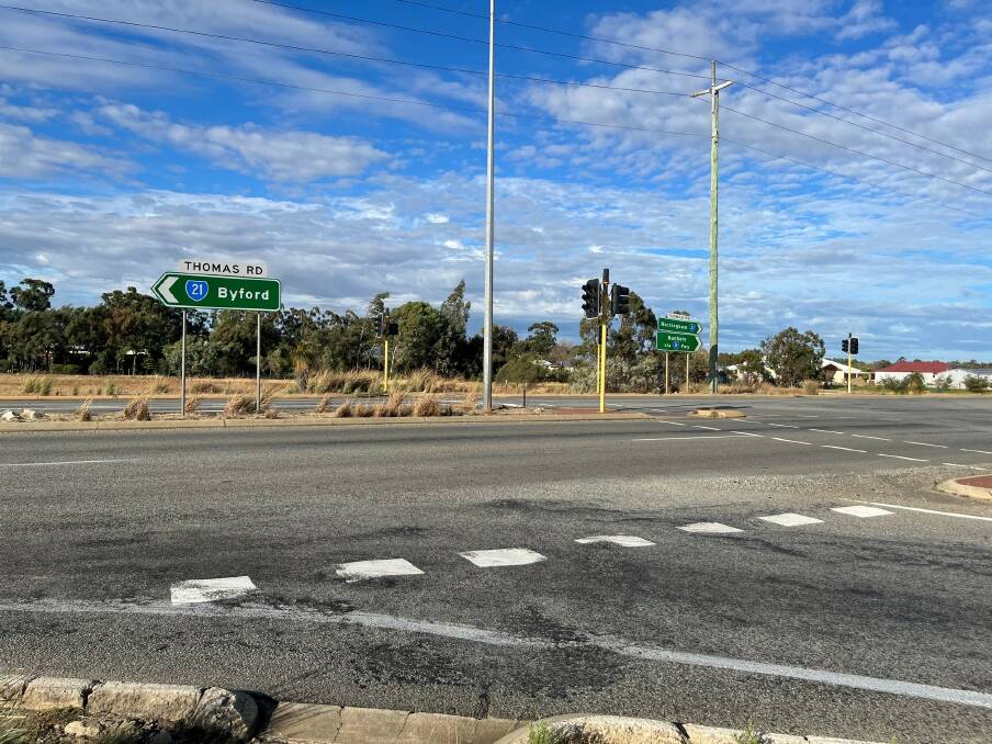 Thomas Road and Tonkin Highway intersection. Picture: Supplied.