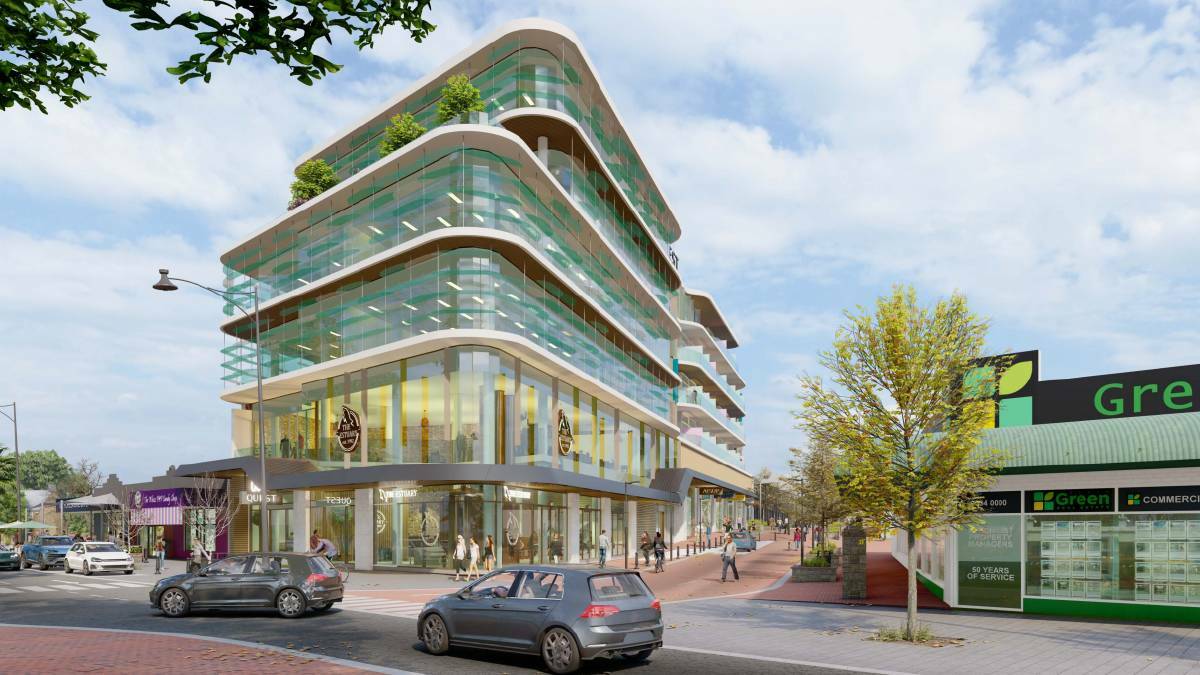 Significant investment: Concept design of the mixed-use building. Photo: Silverleaf Investments