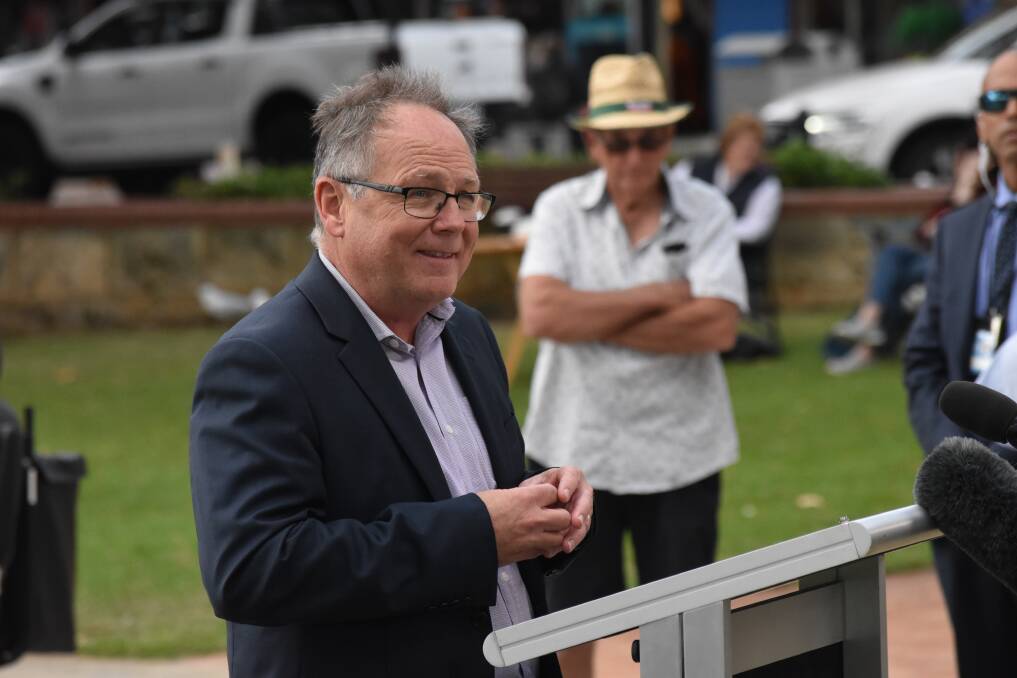 Mandurah MP David Templeman welcomes a new measure to further help local Mandurah businesses financially recover from the COVID-19 pandemic. Photo: Justin Rake.
