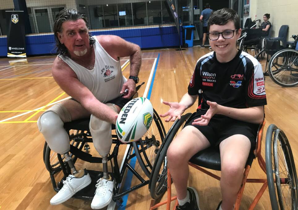 Sports in Mandurah provided inclusion opportunities such as a wheelchair rugby session. Photo: Supplied.