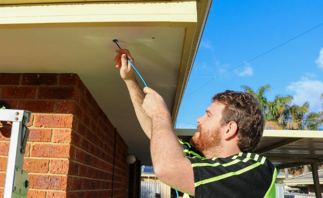 In an effort to make Jeff Wood feel safe in his own home the Mandurah security companies installed CCTV, an alarm system and roller shutters. Photo: Supplied.