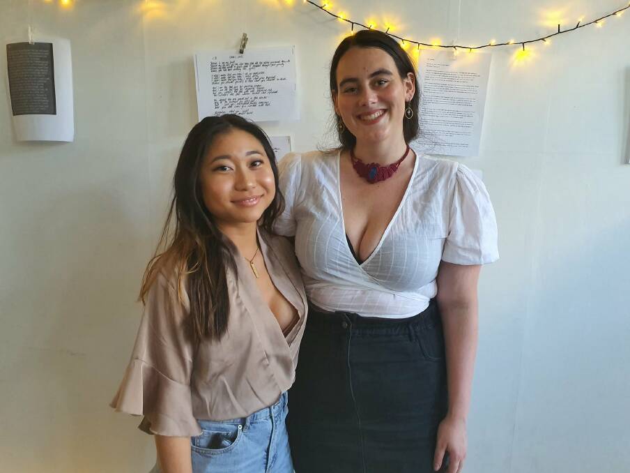 Young Women against Sexual Violence founders Joey Lim and Micaela Rafael will be sharing their stories in a bid to teach others at Pinjarra High School. Photo: Facebook.