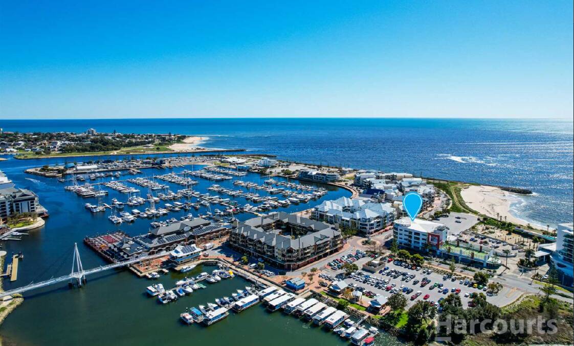 Median unit prices in Mandurah have increased by 18.9 per cent in the last year. Photo: Harcourts.
