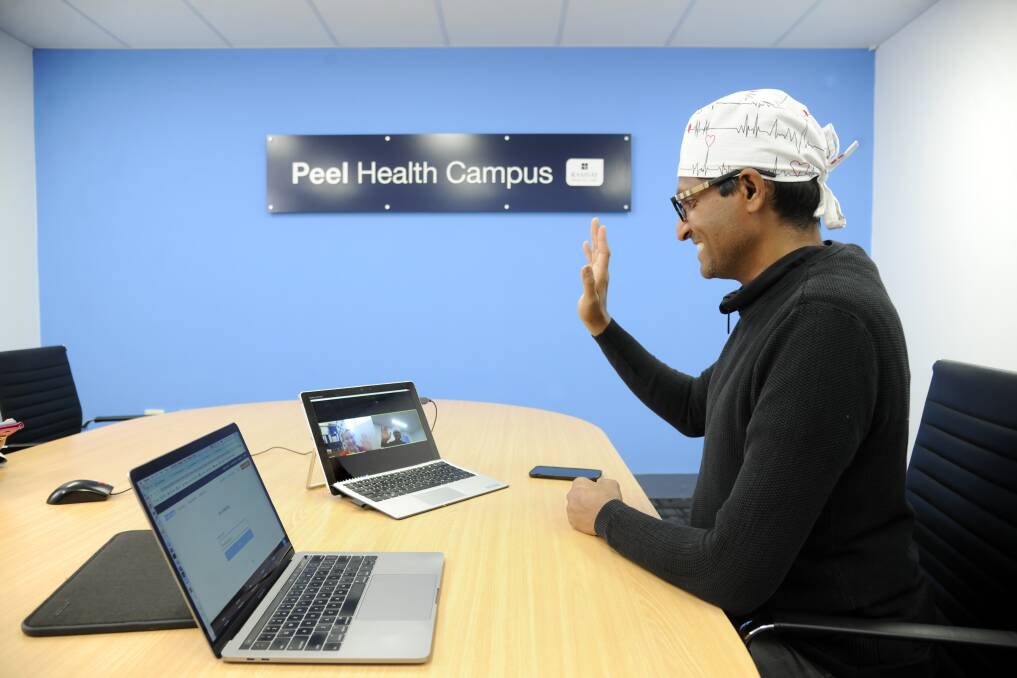 The Peel Health Campus is providing new educational opportunities for local GPs via videoconferencing platforms. Photo: Supplied.