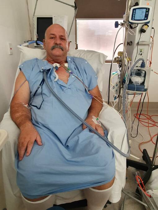 Pinjarra resident Lutz Sztermula is urging others to stop smoking before it's too late. Photo: Supplied.