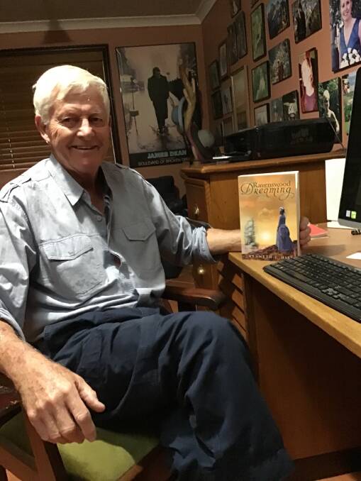 Dunsborough author Kenneth Hill wrote Ravenswood Dreaming over a five year period. Picture: Supplied. 
