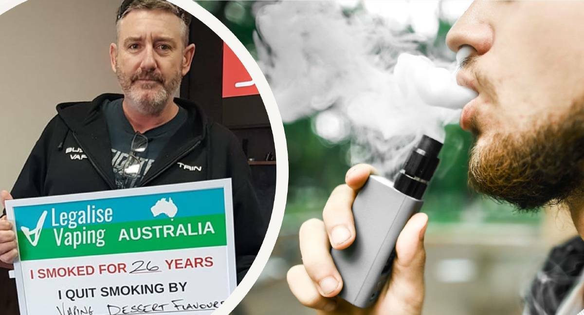 Busso Vape owner Trinite Williams said many people in his community have successfully quit smoking with the aid of E-cigarettes. Picture: Supplied/Shutterstock.