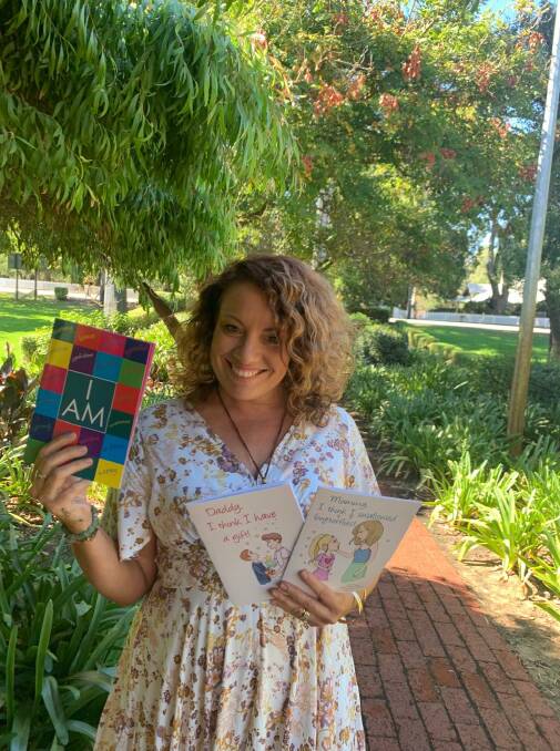 'A calm mind is a beautiful find': Caris Bennell has launched three books to help empower children. Photo: Supplied.