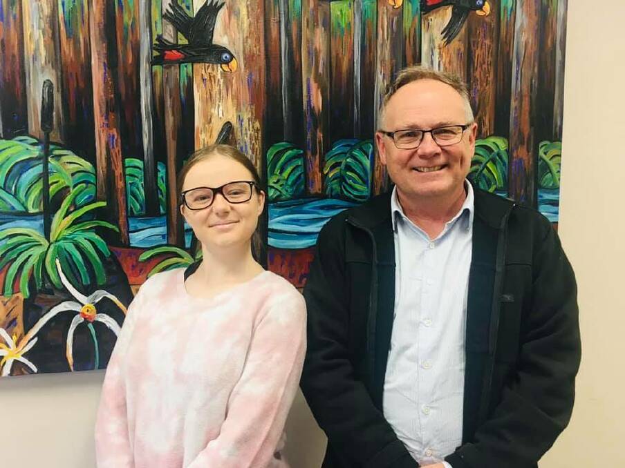 Mandurah Youth Parliament representative Xanthe Turner says she did her speech in the best way she knew how, which was through song. Photo: Supplied.
