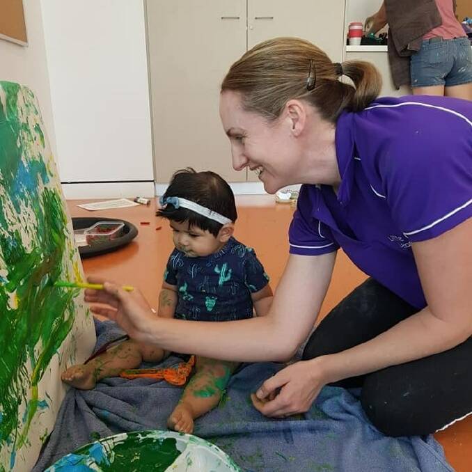 Little Messy Learners Mandurah and Rockingham have launched free online play classes to keep young children learning during isolation. Photo: Supplied.