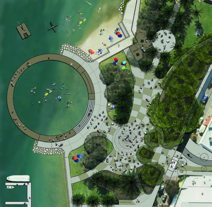 The construction on the pool is expected to be complete by July 2021. Photo: City of Mandurah.