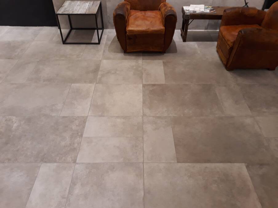 Rustrial: Expect to see much finer concrete slab looks, which are much softer and more delicate than their ancestors.