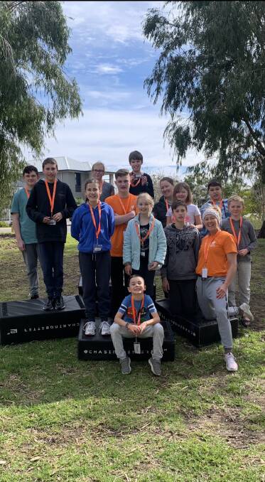 The Mandurah group of young teens with autism got together last week. Photo: Supplied.