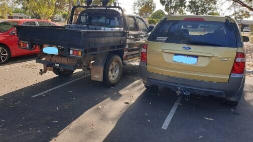 Sharon Kirkby sent in this photo taken at Mandurah Aquatic and Recreation Centre. Have you seen some bad parking? Send your photo to editor@mandurahmail.com.au