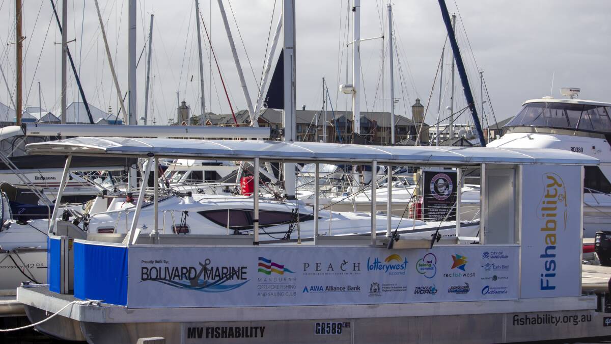 New boat launched in Mandurah for people with disabilities