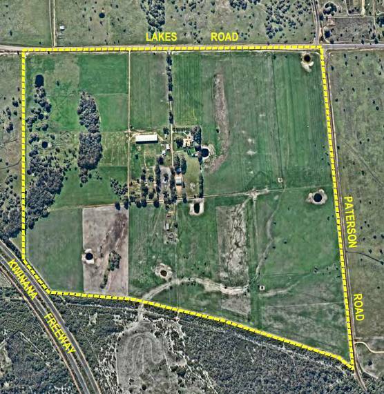 The lot on Lakes Road in the Shire of Murray has been proposed for a possible quarantine hub. Photo: Shire of Murray.