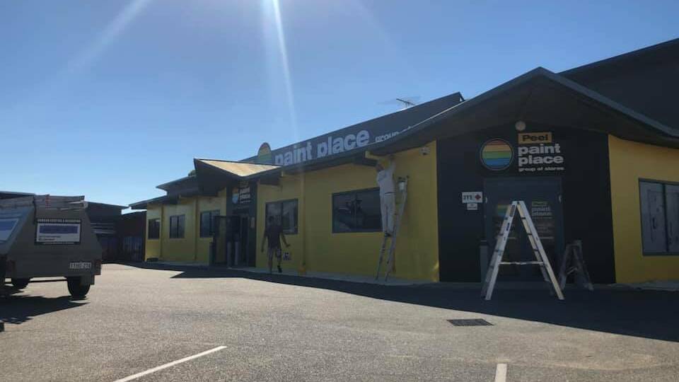Peel Paint Place's Mandurah store had a 30 per cent increase in foot traffic last month. Photo: Facebook