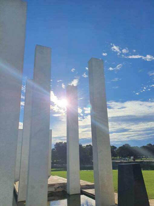Julie Katsimbardis of Erskine says she loves walking around the War Memorial on the western foreshore. Send your photo to editor@mandurahmail.com.au