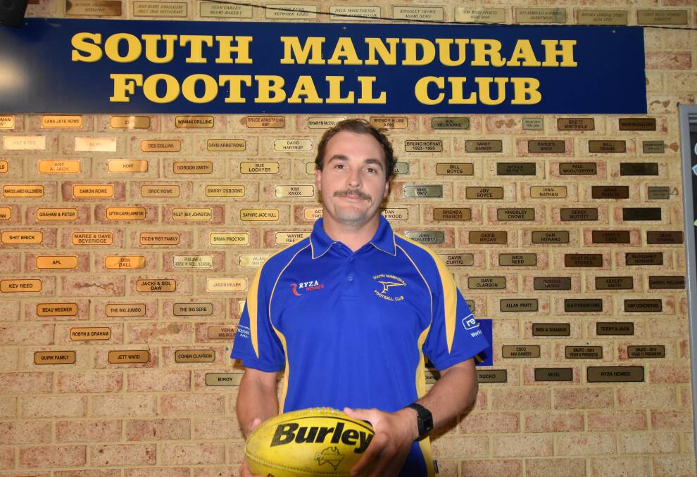 New role: Kallen 'Junior' Williams has taken on the South Mandurah Football Club League coach role. Photo: Gareth McKnight.