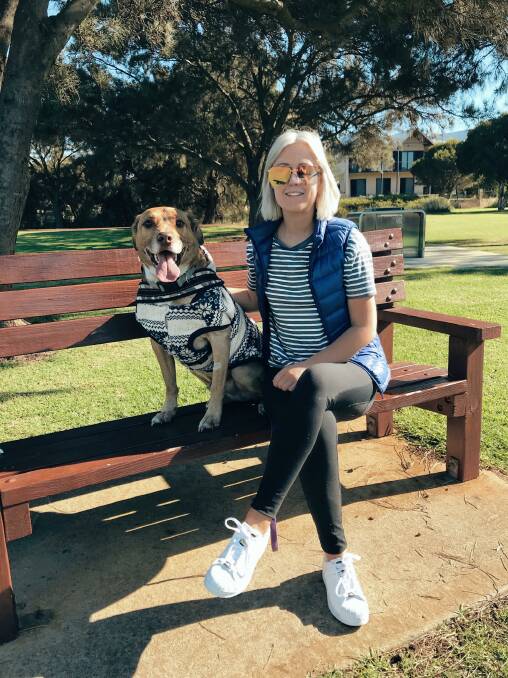 Controlling your canines: Mandurah canine behaviour specialist Holly Drage, pictured with Boston, has called for mandatory training for dog owners to be implemented. Photo: Supplied.