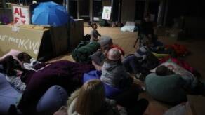 SLEEPOUT: Austin Cove Baptist College students got an insight into homelessness at their sleepout event last week. Photo: Imogen Tucker.