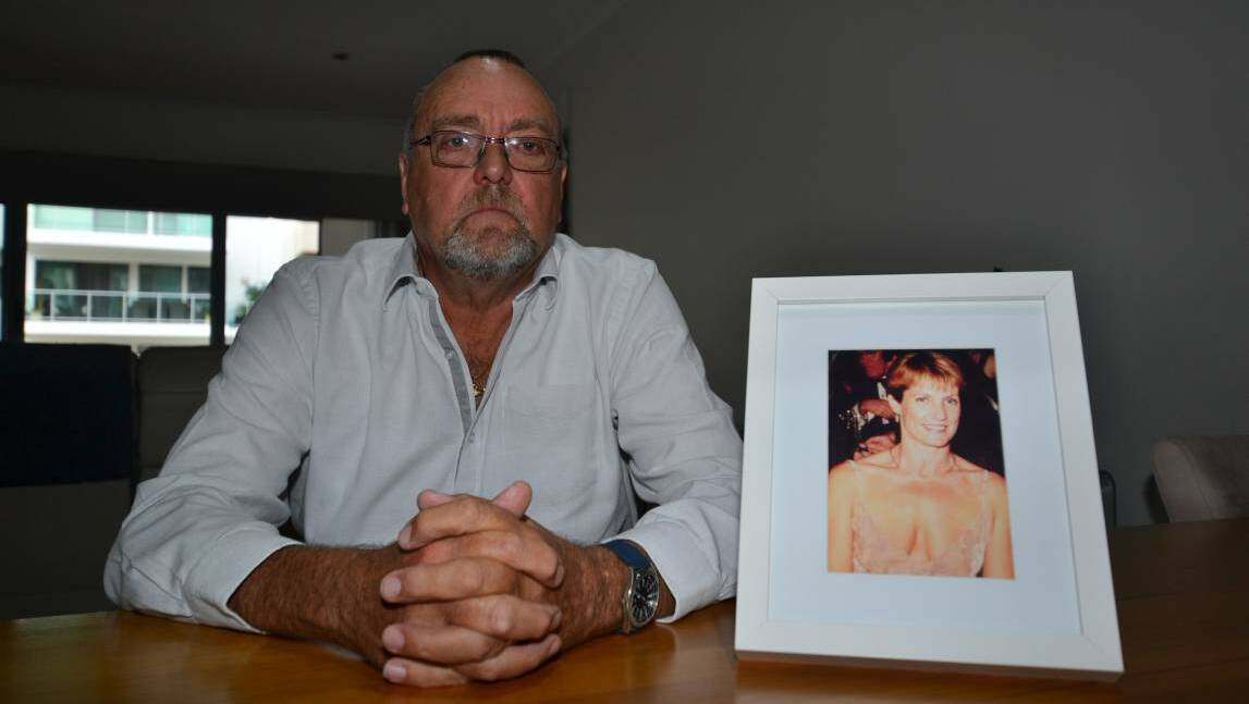 Heartbreak: Mandurah man Nigel Haines has called for assisted dying legislation after watching his wife Suzie suffer in the final years of her life. Photo: Gareth McKnight.