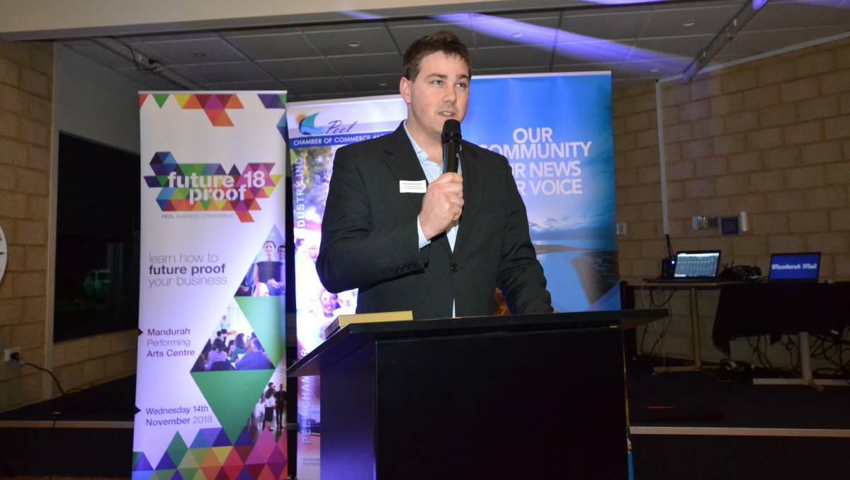 Big month: It was a busy November for Andrew McKerrell and the Peel Chamber of Commerce and Industry, who have been lobbying on behalf of their members and hosting events. Photo: Gareth McKnight.
