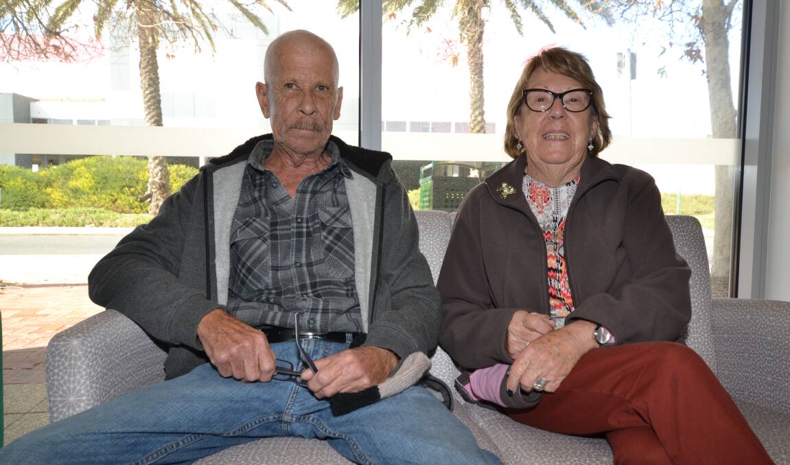 Cancer treatment: Dawesville resident Steve Batchelor and partner Doreen Wachmer travel to Rockingham regularly so he can receive radiotherapy at Icon Cancer Centre. Photo: Gareth McKnight