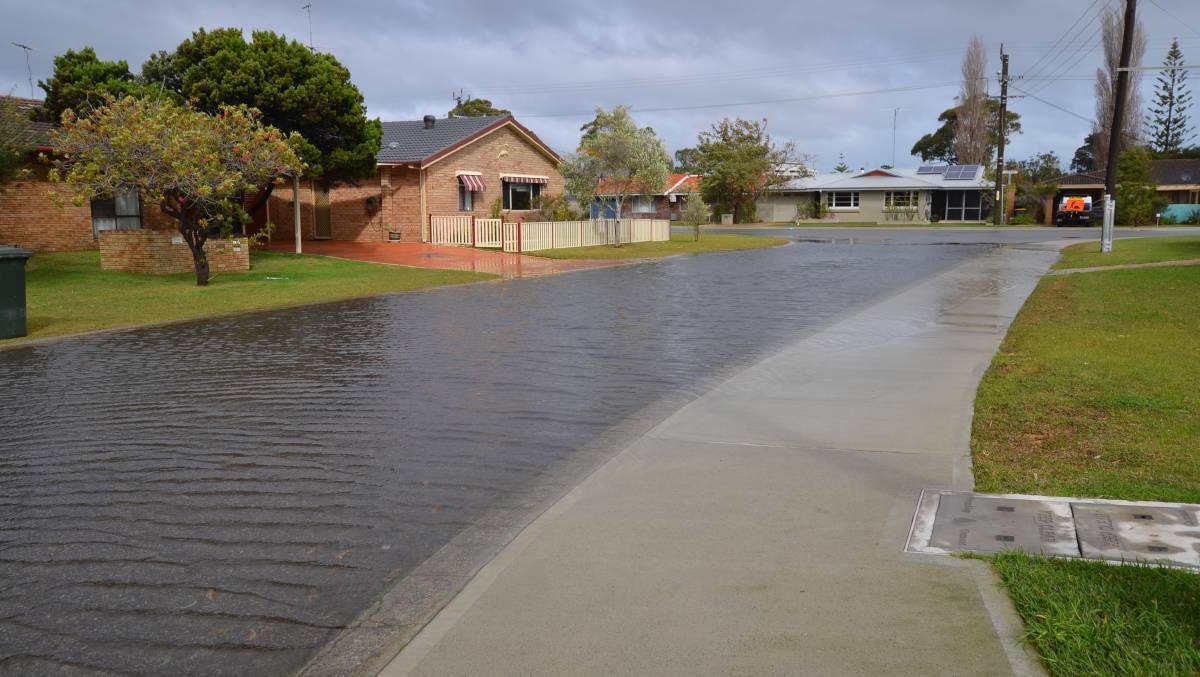 Drenched: It is set to be a wet week in Mandurah. Photo: Gareth McKnight