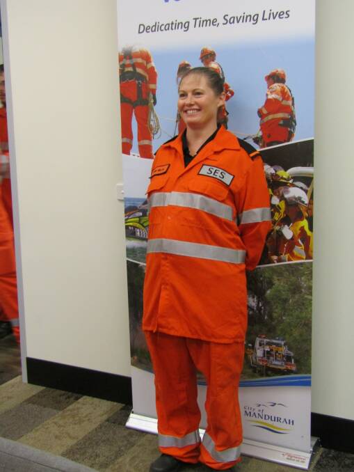 SELFLESS SOUL: Tania Millar has volunteered for Mandurah Emergency Service for 10 years. Photo: Supplied.