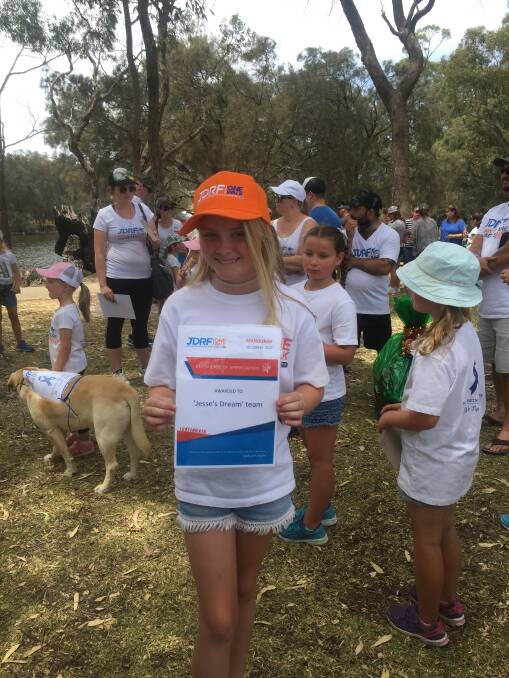 Walk for a cause: Mandurah youngster Jesse Fortune has type 1 diabetes and will take part in the event this weekend. Photo: Supplied.