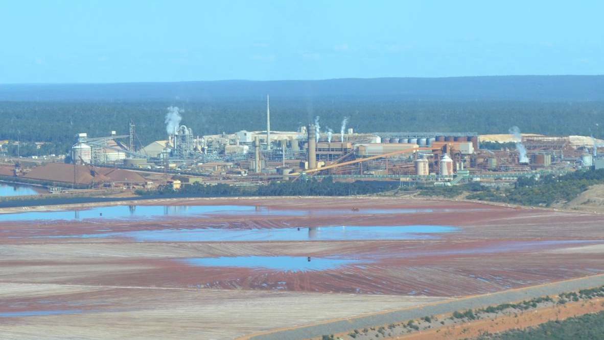 Worsley Alumina Refinery: South32 site under investigation.