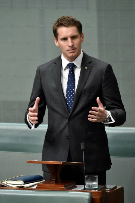 Lobbying: Canning MP Andrew Hastie is seeking $7 million to go towards the City of Mandurah's waterfront redevelopment project. Photo: Supplied.