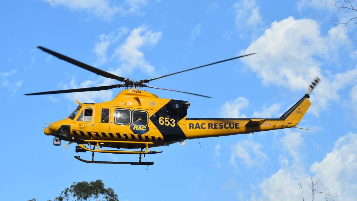 RAC chopper deployed to motorcycle crash near Dwellingup